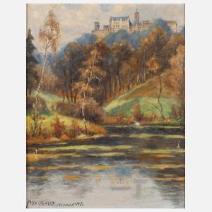 Max Oehler, ”Wartburg im Vorfrühling”