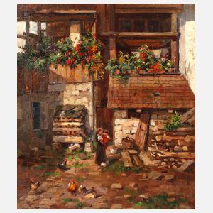 Adolf Thamm, Stiller Winkel auf dem Bauernhof