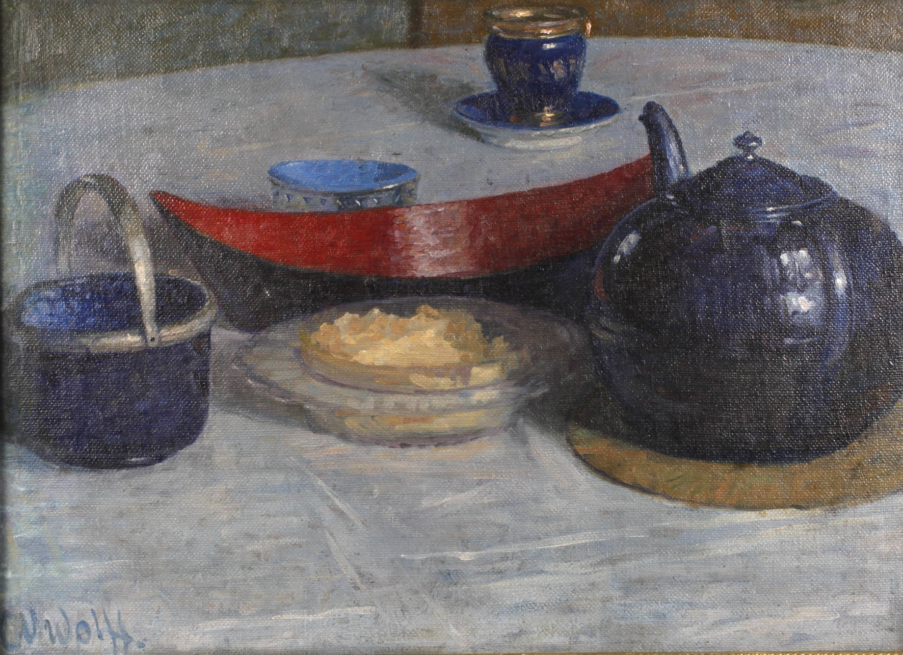 Wolff, Stillleben mit Teekanne