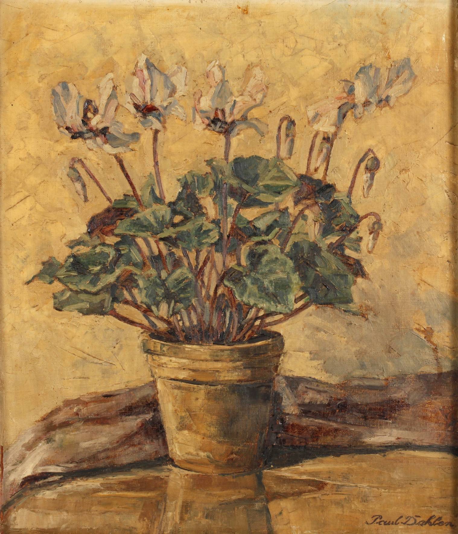 Paul Dahlen, Alpenveilchenstillleben