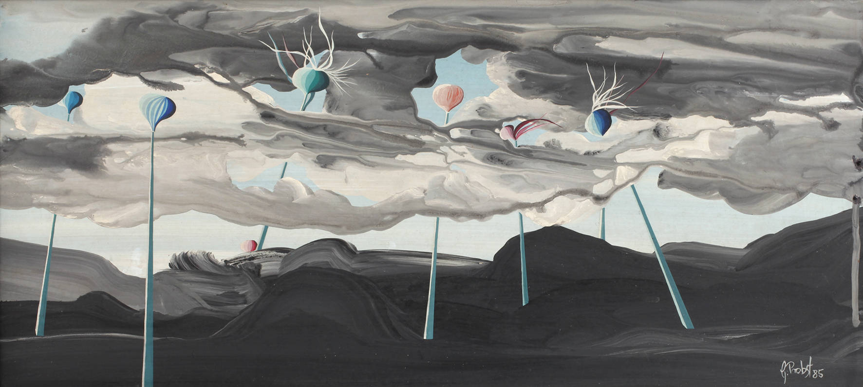 G. Probst, Surrealistische Landschaft
