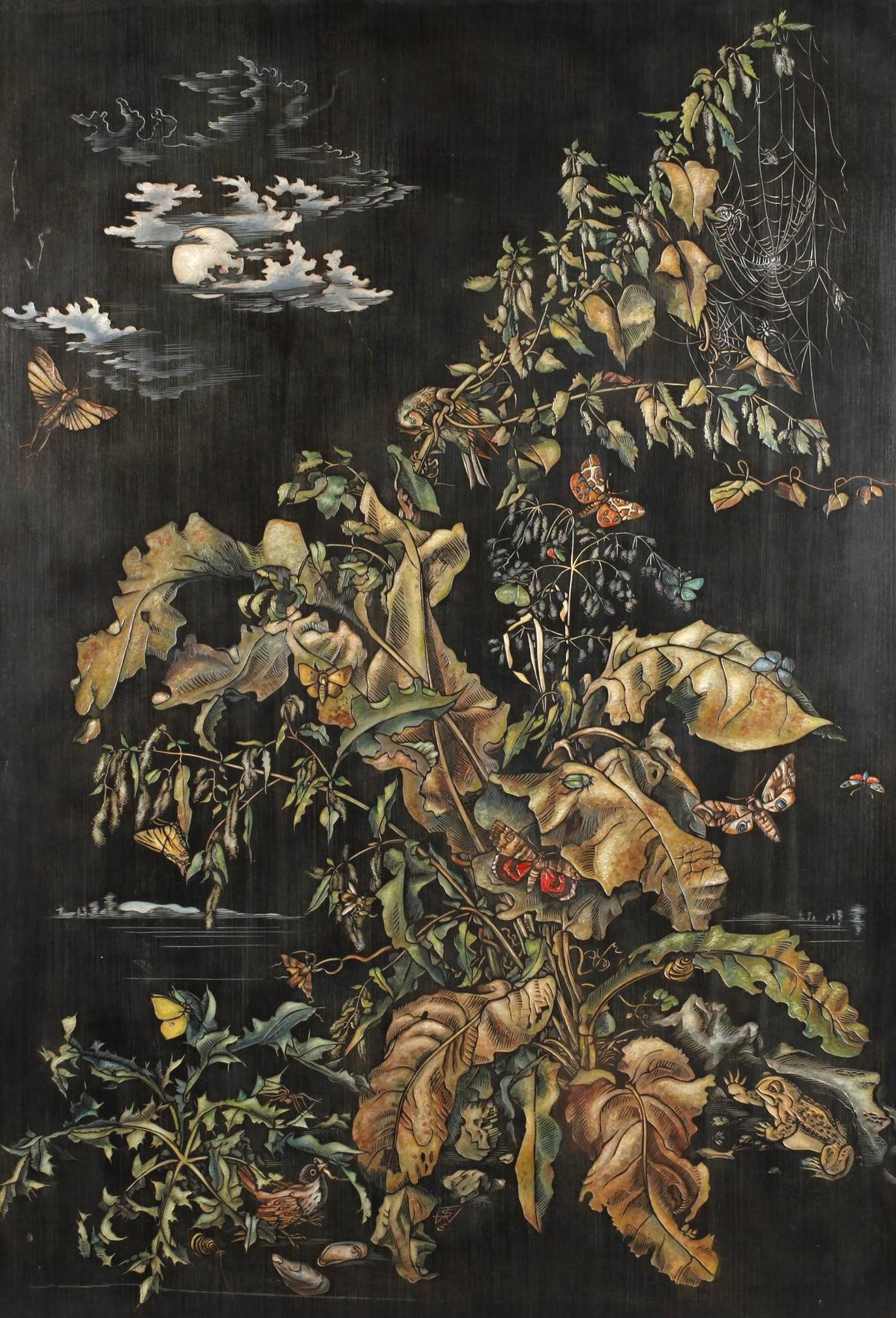 Theodor Schultz-Walbaum, Nächtliches Pflanzenstück