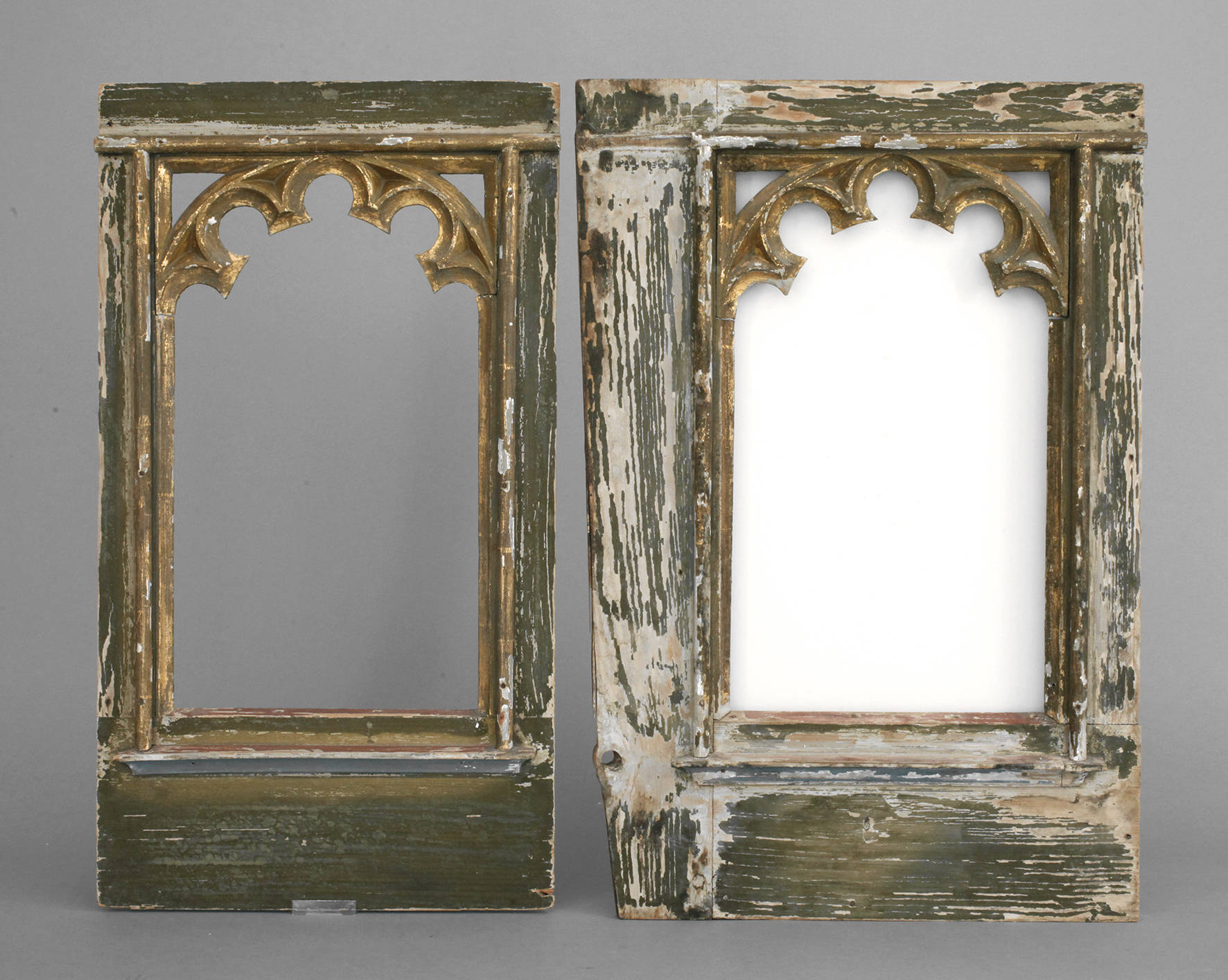Zwei Rahmen Neogotik 2. Hälfte 19. Jh.