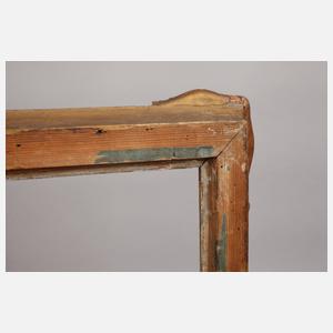 Zierlicher Gründerzeit-Goldstuckrahmen um 1870