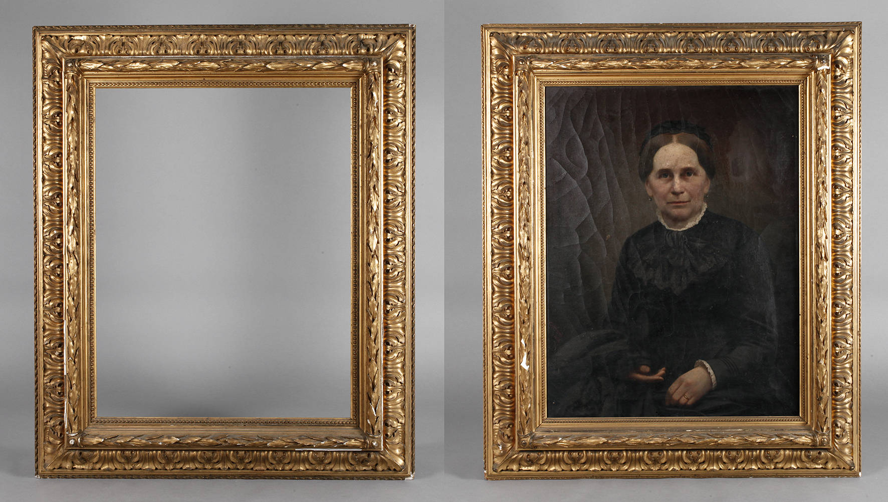Paar prächtige Gründerzeitrahmen um 1890