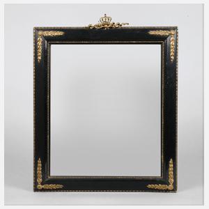 Prunkrahmen mit Metallapplikationen 2. Hälfte 19. Jh.