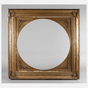 Quadratischer Goldstuckrahmen um 1900