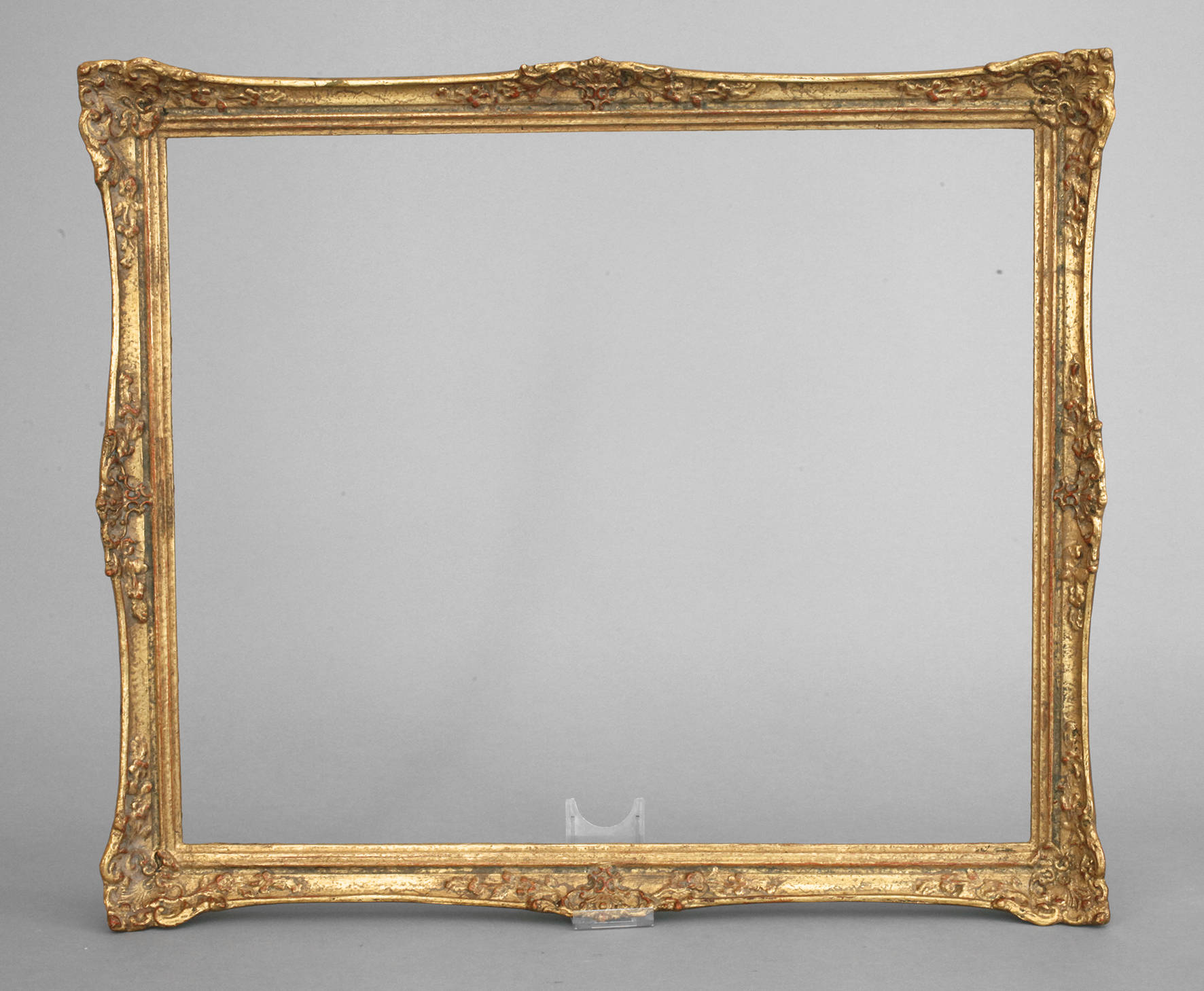 Schmaler Goldstuckrahmen Mitte 20. Jh.