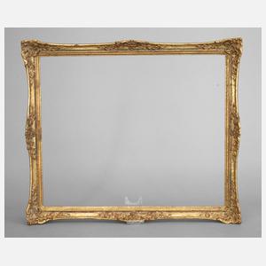 Schmaler Goldstuckrahmen Mitte 20. Jh.