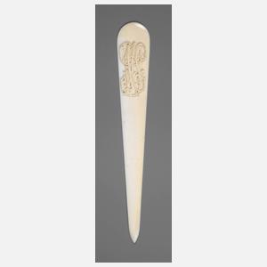 Brieföffner Elfenbein