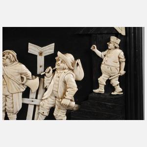 Elfenbeinrelief Musikanten