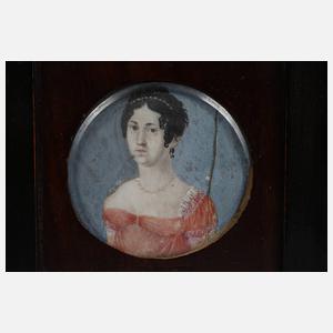 Zwei Elfenbeinminiaturen