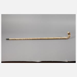 Spazierstock Schlangenhaut