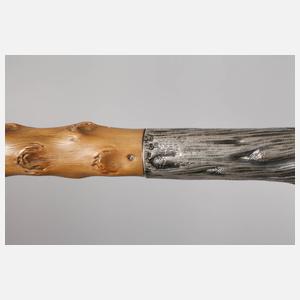 Drei jagdliche Spazierstöcke