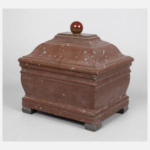 Deckelschatulle Rosso antico