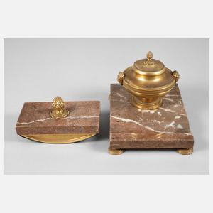 Schreibtischset Marmor