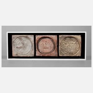 Drei Siegelabdrücke