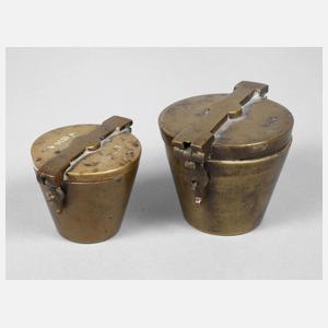 Zwei Bechergewichtssätze