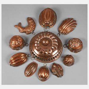 Konvolut Kupferformen