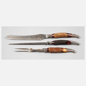 Drei jagdliche Vorleger