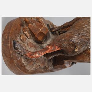 Jagdliche Schnitzerei Brienz