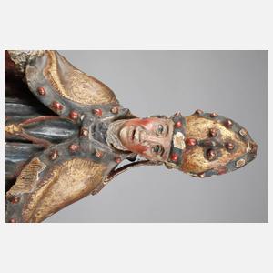 Geschnitzte Heiligenfigur