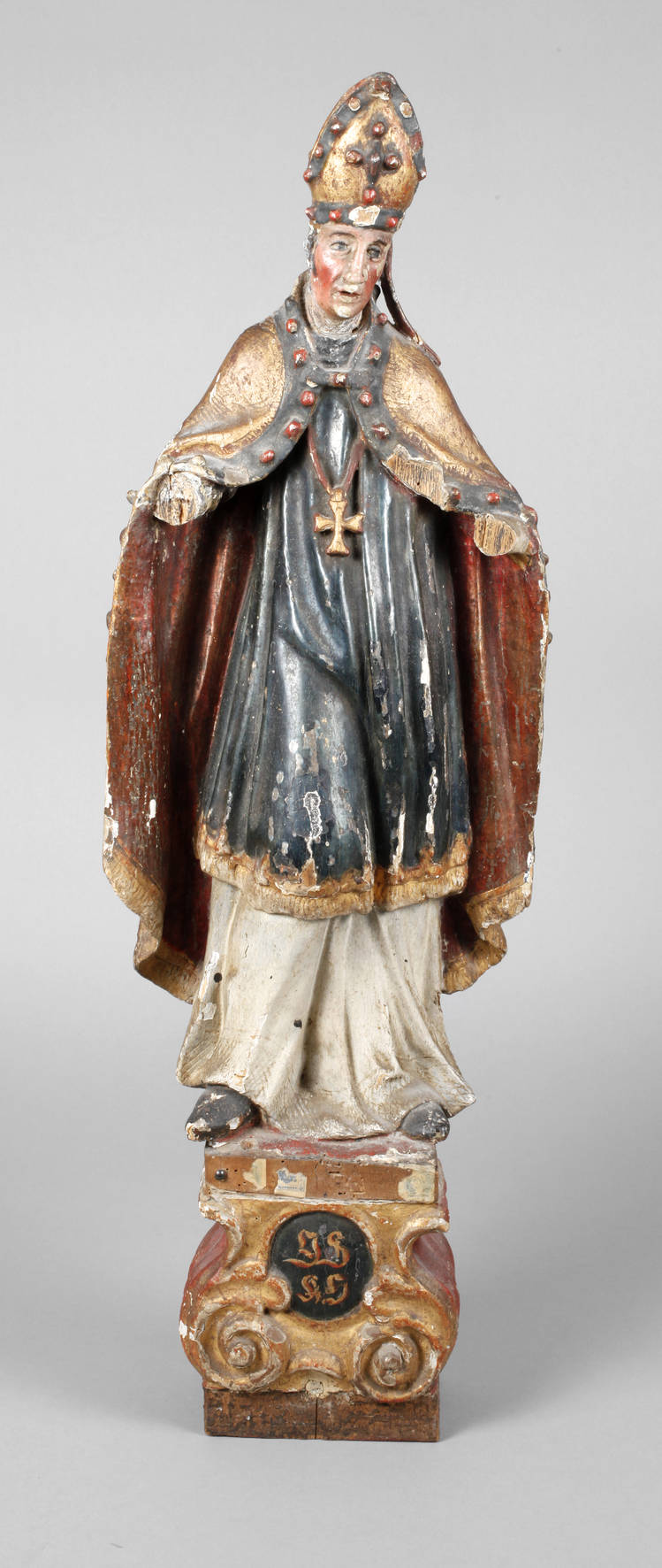 Geschnitzte Heiligenfigur