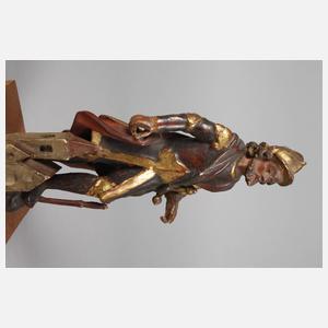 Geschnitzte Heiligenfigur