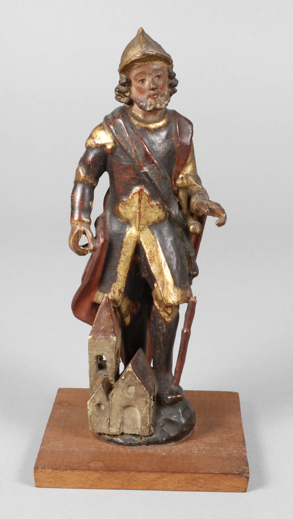 Geschnitzte Heiligenfigur