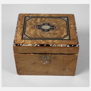 Intarsierte Schatulle