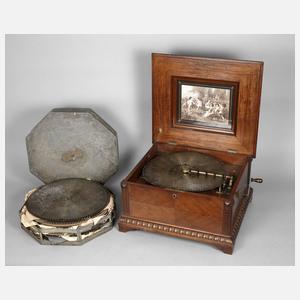 Große Plattenspieldose Polyphon