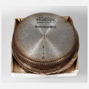 Konvolut Blechplatten Kalliope