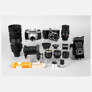 Konvolut Fotoapparate und -zubehör