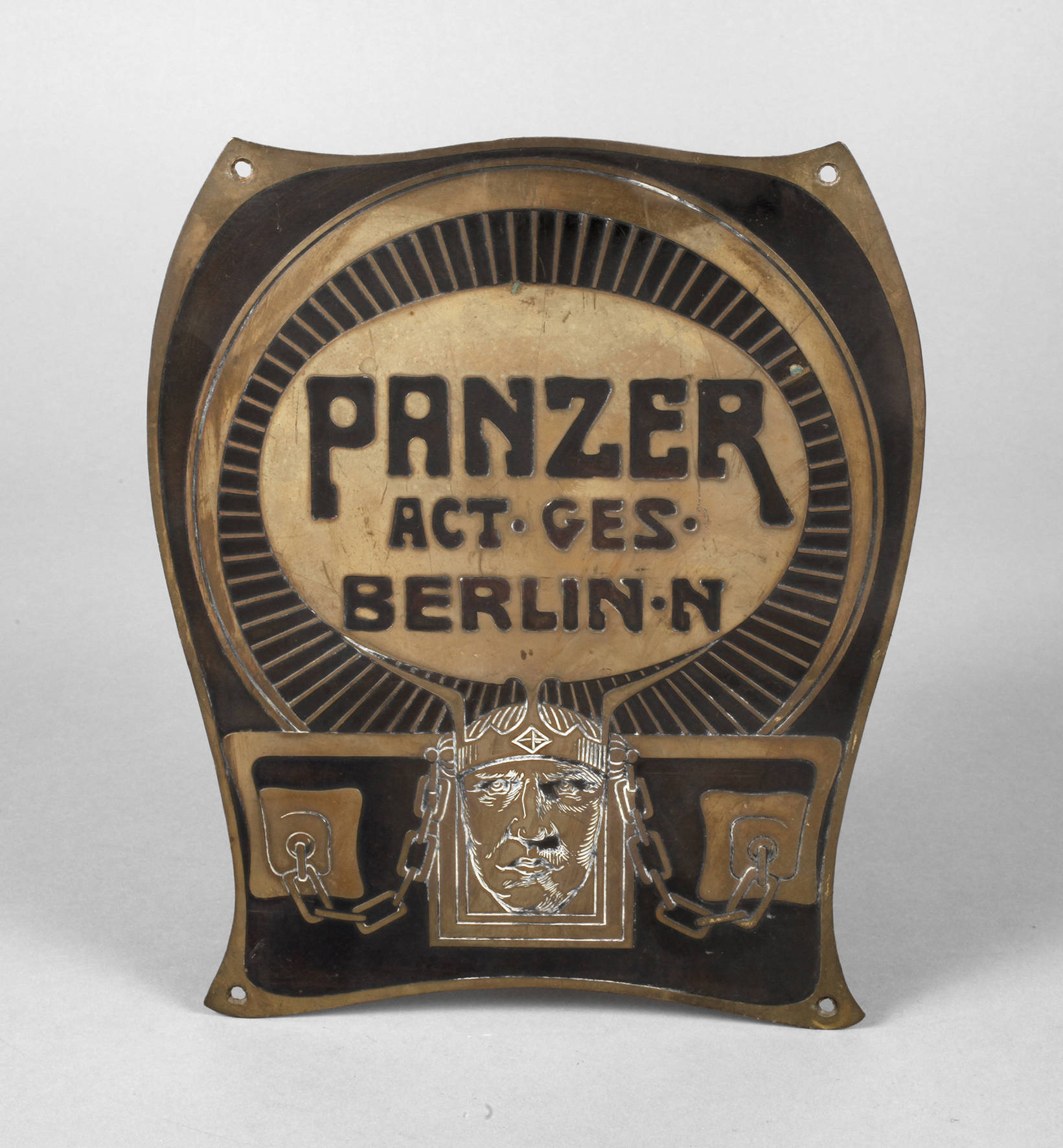 Werbeschild Panzer