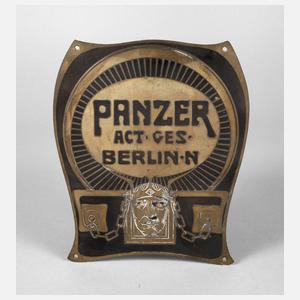 Werbeschild Panzer