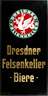 Glaswerbeschild Dresdner Felsenkeller Biere