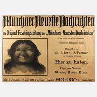 Werbeplakat Münchner Neueste Nachrichten111