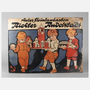 Werbetafel Anker Steinbaukasten