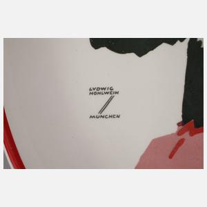 Großer Werbeteller Ludwig Hohlwein