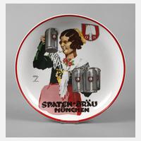 Großer Werbeteller Ludwig Hohlwein111