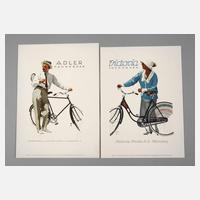 Zwei Werbeplakate Ludwig Hohlwein111