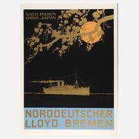 Werbeplakat Norddeutscher Lloyd Bremen111
