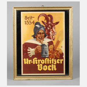 Werbeplakat Urkrostitzer