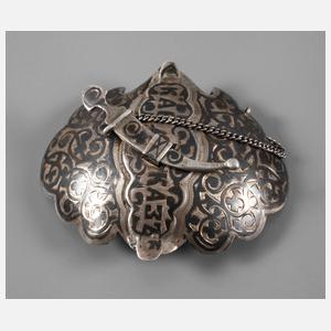 Gürtelschließe Kaukasus Niellotechnik