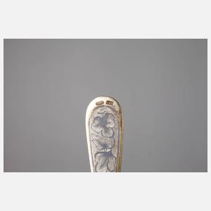 Russland sechs Kaffeelöffel im Etui