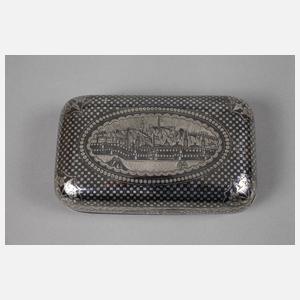 Feines Zigarettenetui Tula-Silber