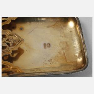 Feines Zigarettenetui Tula-Silber