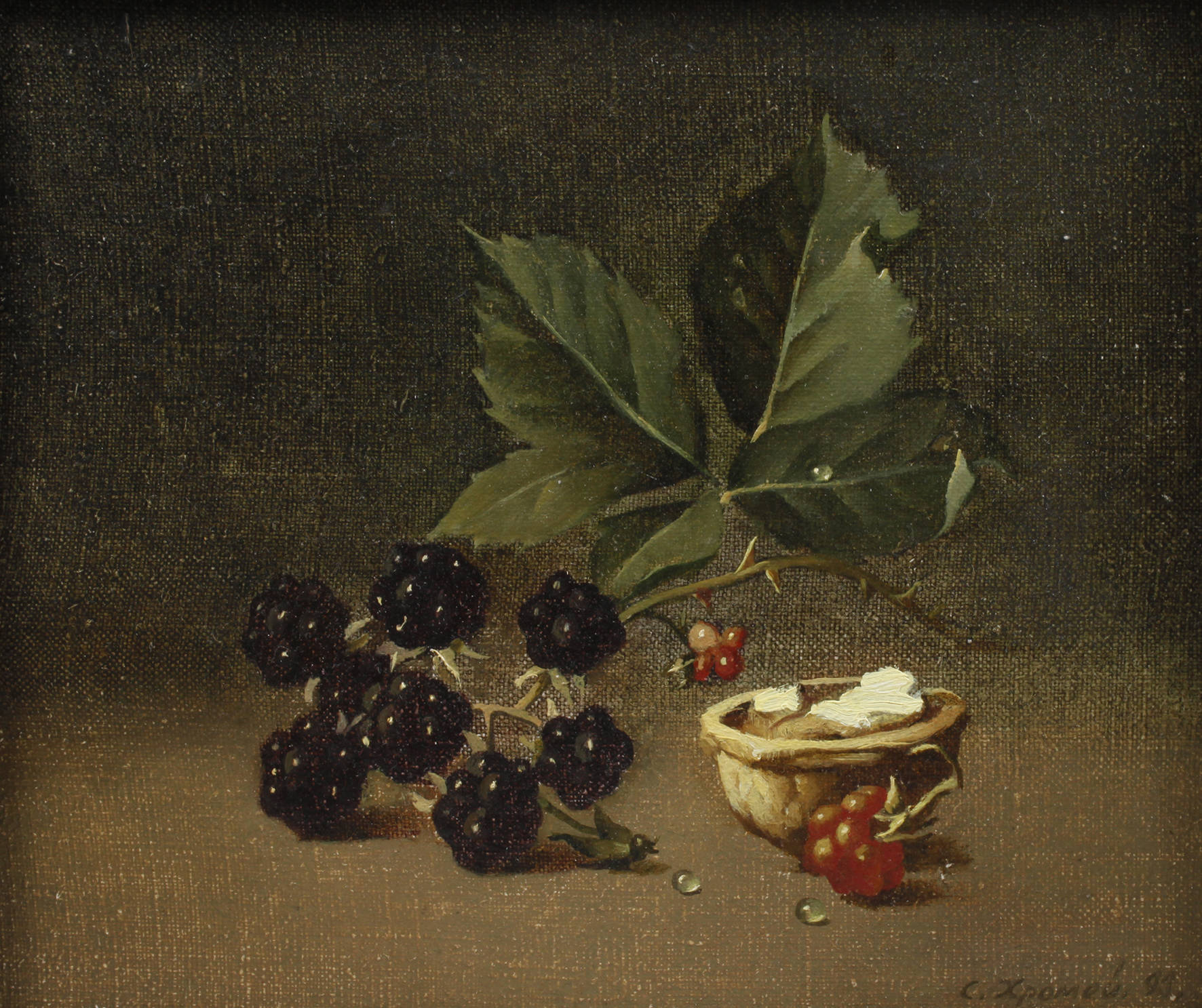 Stillleben ”Brombeere”