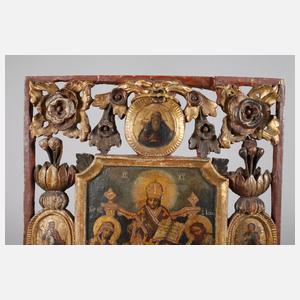 Deesis mit Randheiligen