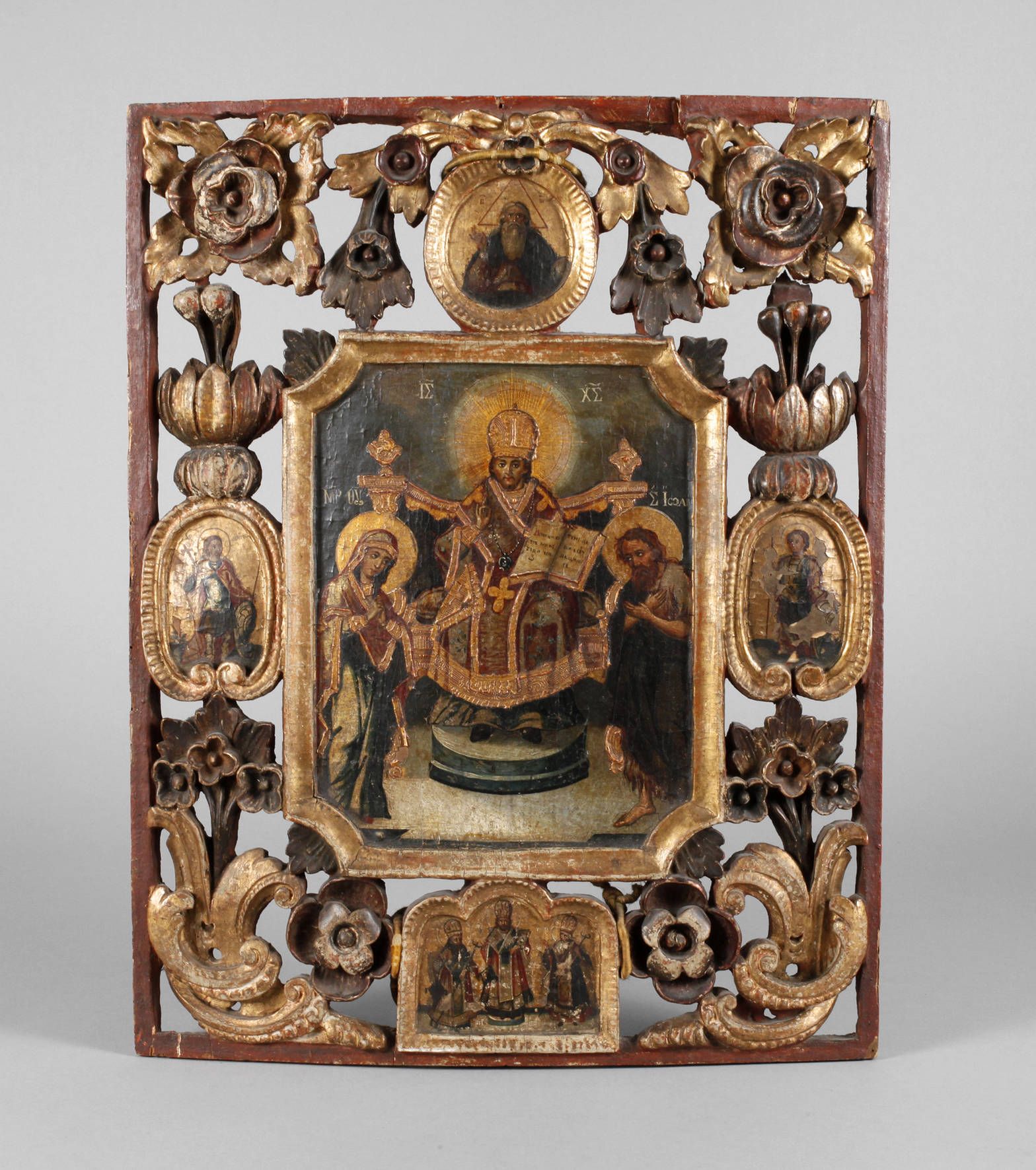 Deesis mit Randheiligen